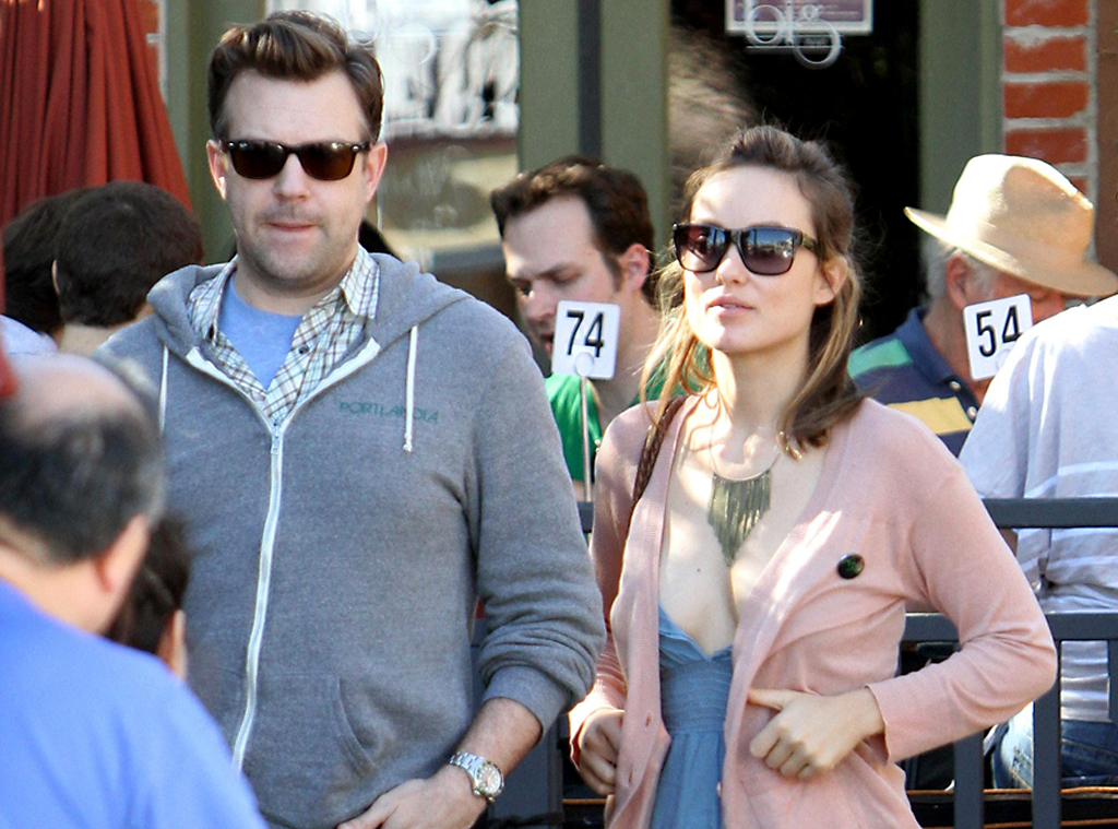 Olivia Wilde Busts Out In Skimpy Cleavage Baring Dress E Online Uk